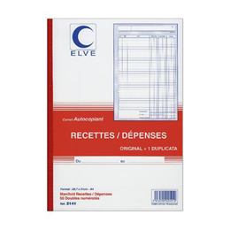 Registres et agendas de comptabilité